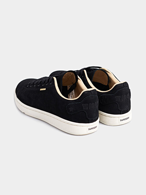 Black sneakers with logo details - 2
