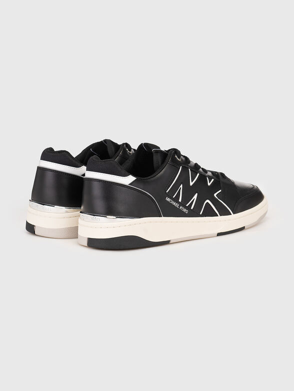 Leather sneakers with logo - 2