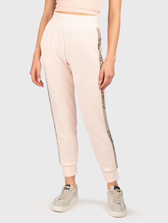 VICTOIRE SCUBA sweatpants in beige - 1