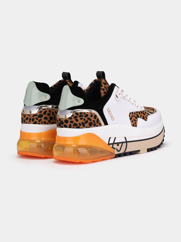 AIR MAXI 2B Sports shoes with leopard print - 3