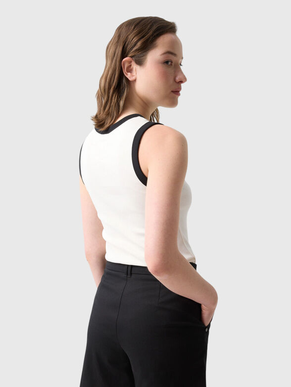 NIKI top with contrasting trim - 3