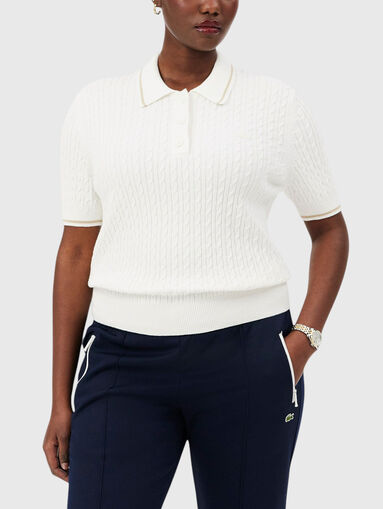 Knit polo sweater - 4