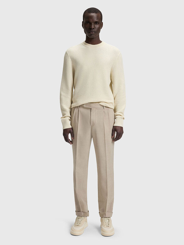 Knitted cotton sweater - 2