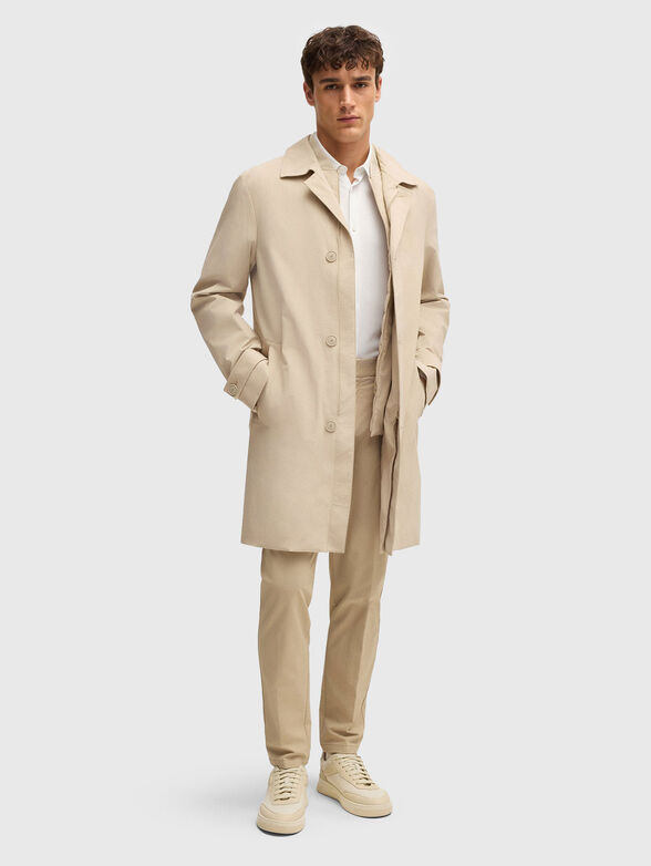 Trench coat with additional vest and jacket - 2