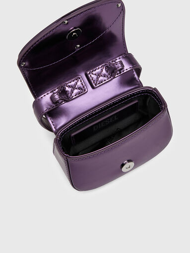 1DR-XS-S mini leather bag with oval logo - 5