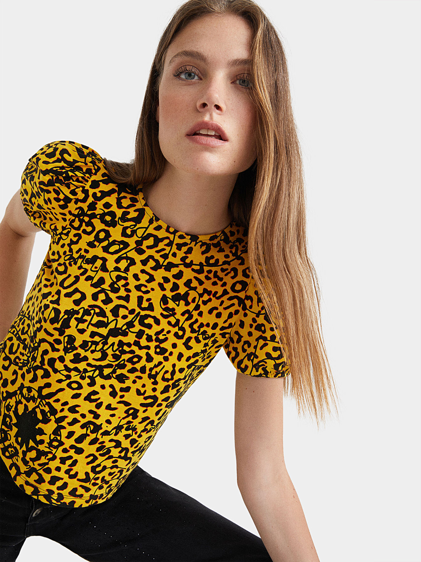 Tシャツ・カットソー Needles SS22 ANIMALIER PRINT SHIRT (KP100_B-LEOPARD) BEIGE ANIMAL PRINT SHIRT