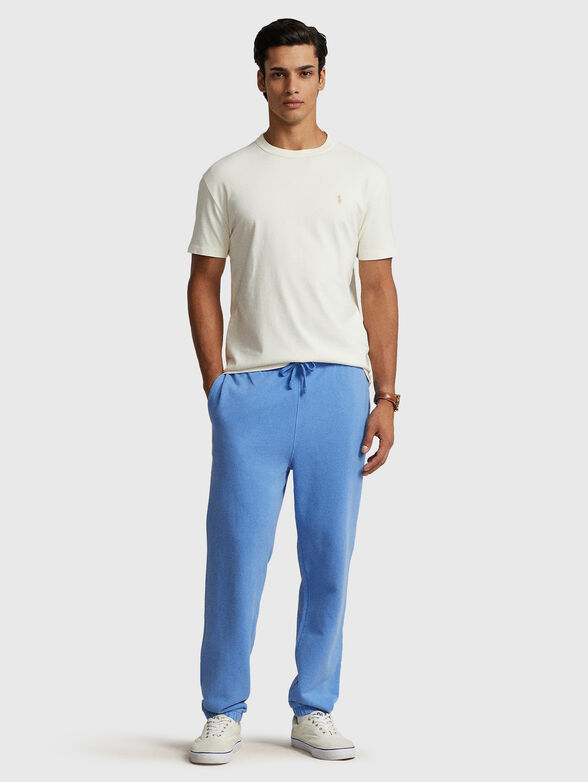 Logo-embroidered cottot T-shirt  - 2