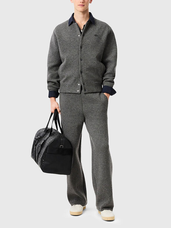 Merino wool jersey bomber jacket - 2