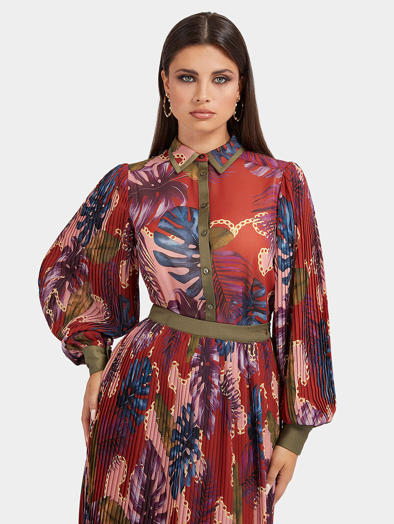 LORENA shirt with colorful print - 3
