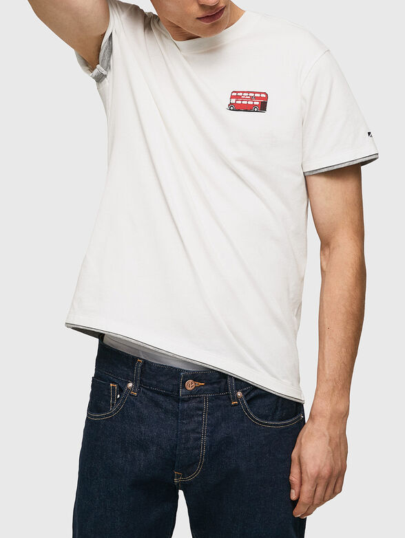 SUTTON T-shirt with contrast print - 1