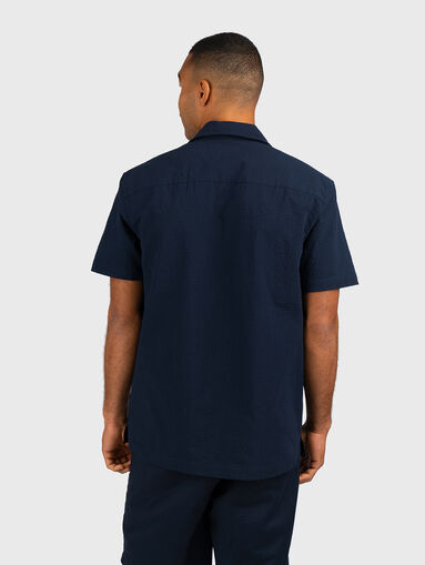 Short sleeve shirt in blue - 3