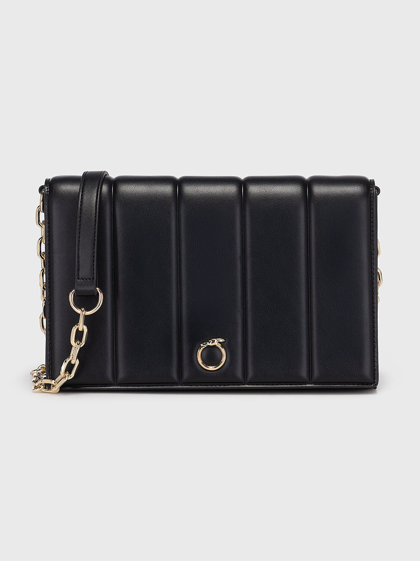 DUNE black crossbody bag with quilted effect brand TRUSSARDI Globalbrandsstore en