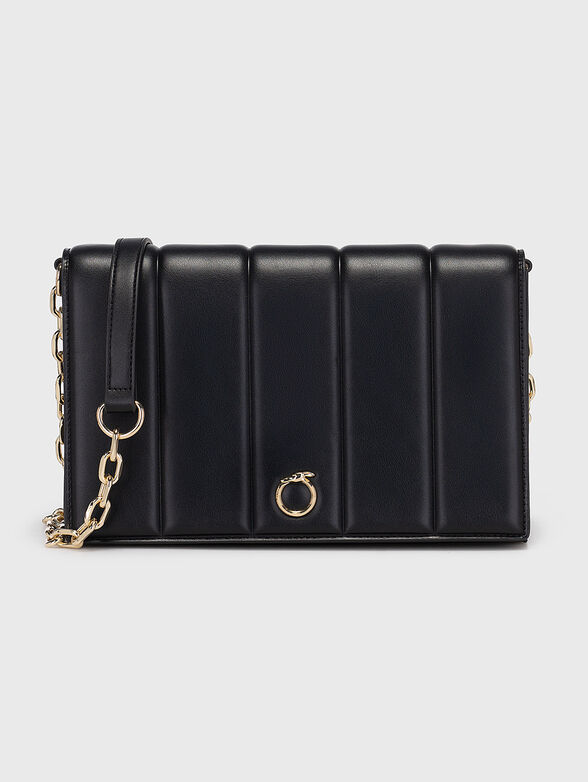 DUNE black crossbody bag with quilted effect - 1