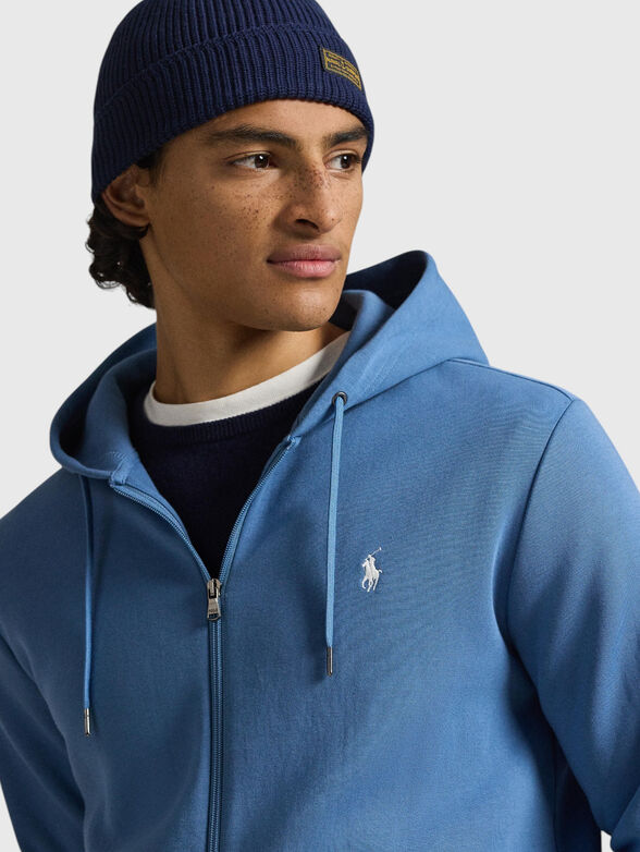 Hooded sweatshirt with zip - 4