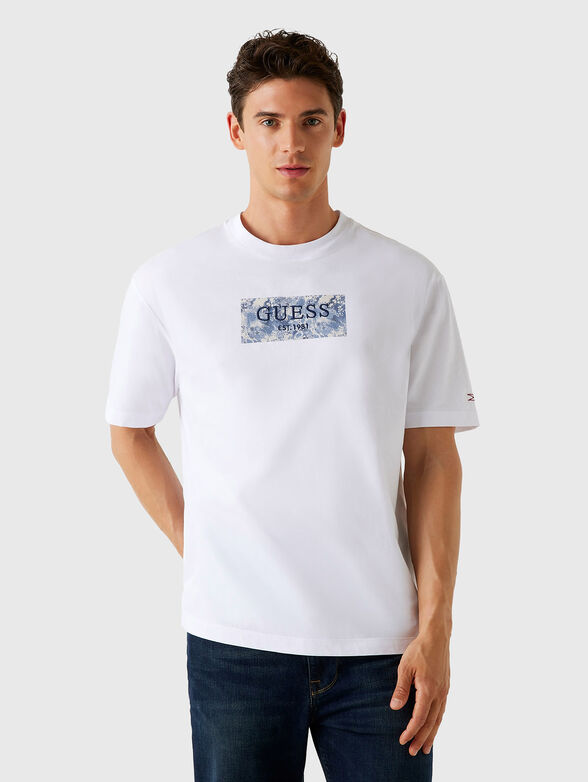 Cotton T-shirt with logo detail - 1