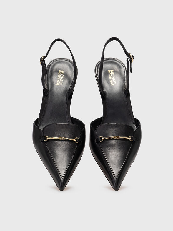 LENA leather heeled sandals - 6