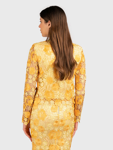 Cardigan with floral embroidery  - 3