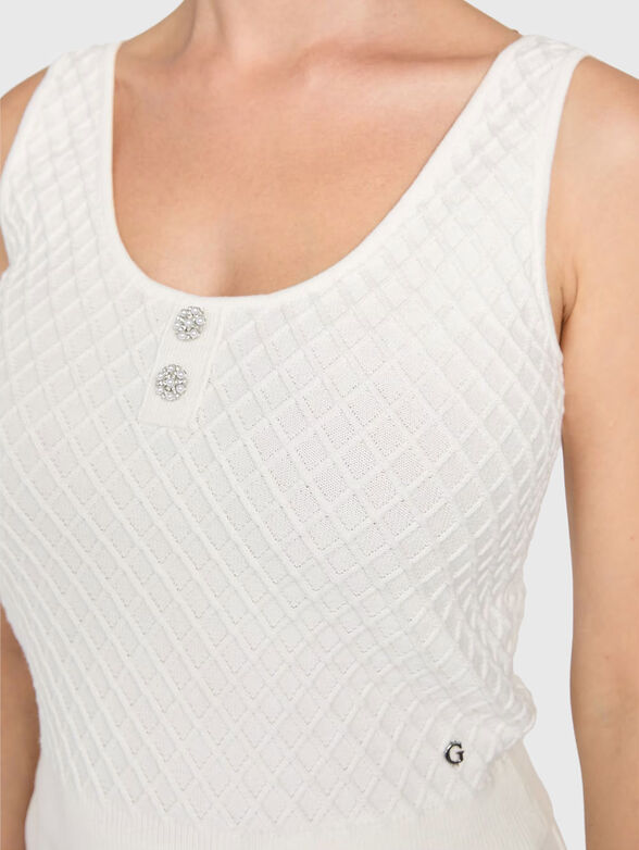 LYLAH top with interwoven motif  - 4