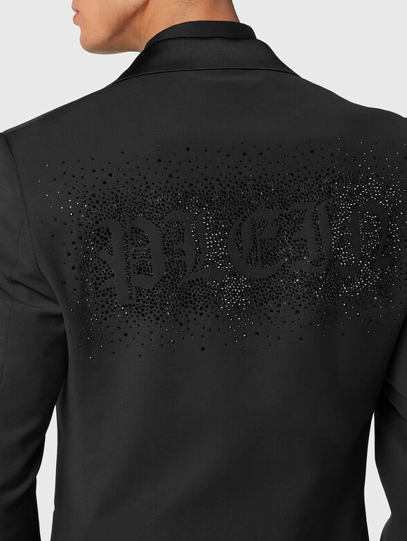 LORD black wool blend jacket  - 3