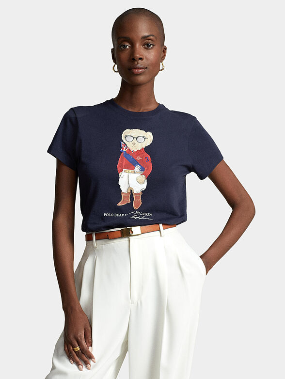 Polo Bear cotton printed T-shirt - 1