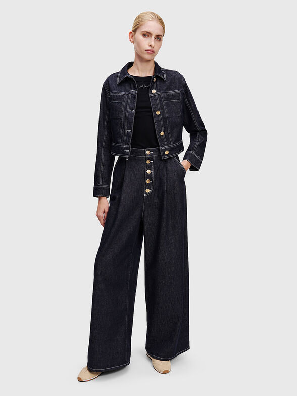 Wide jeans with high waist - 4