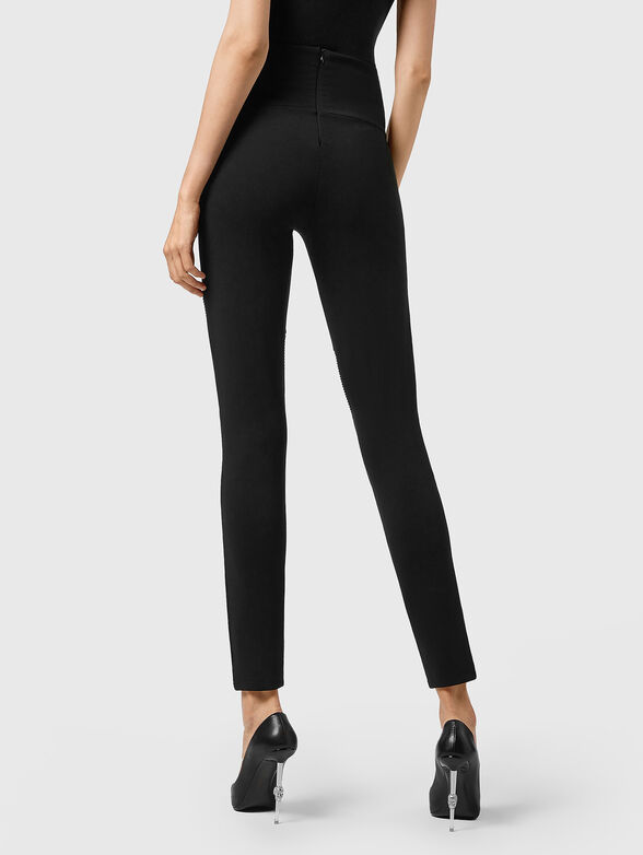 Biker leggings in black - 1