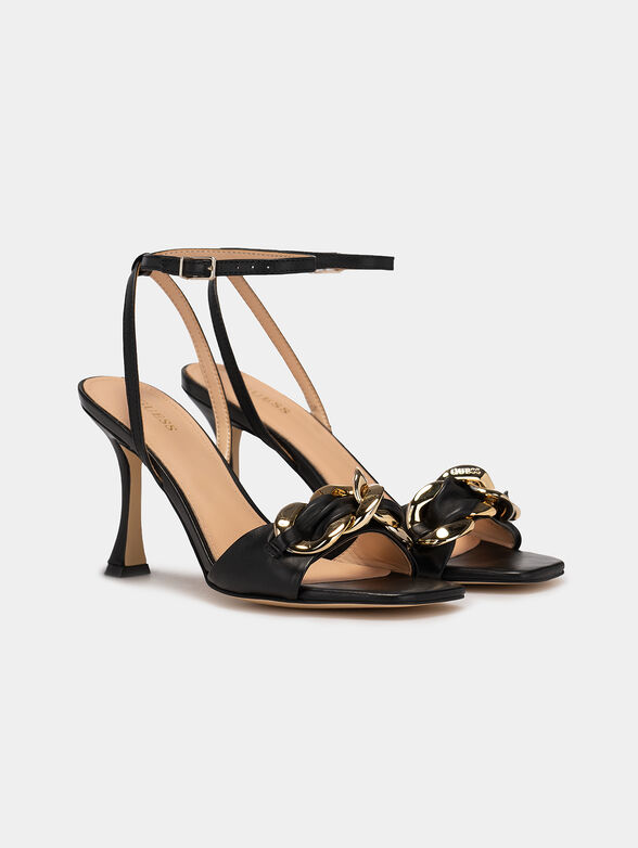 HEATON sandals with golden accents - 2