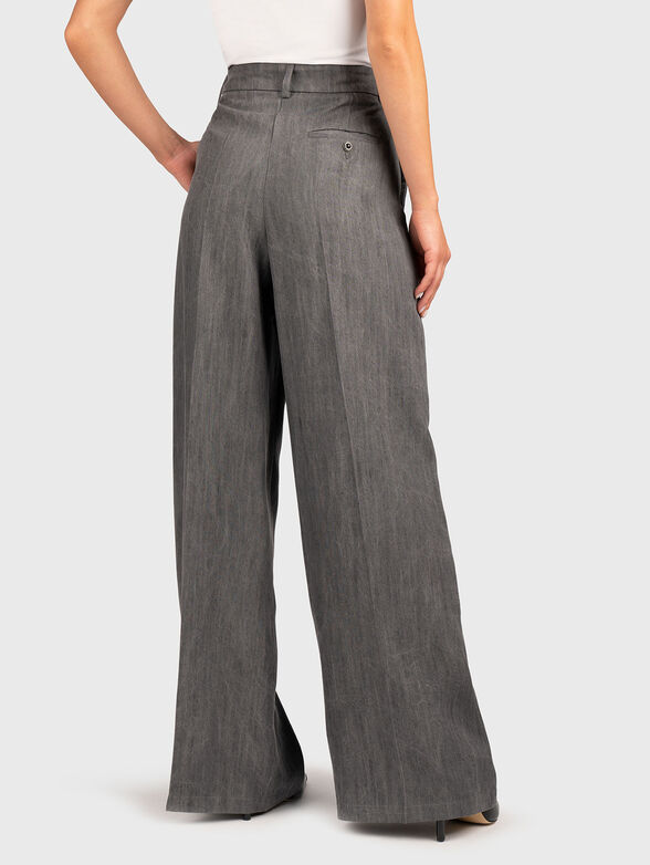 High waisted wide leg trousers - 2