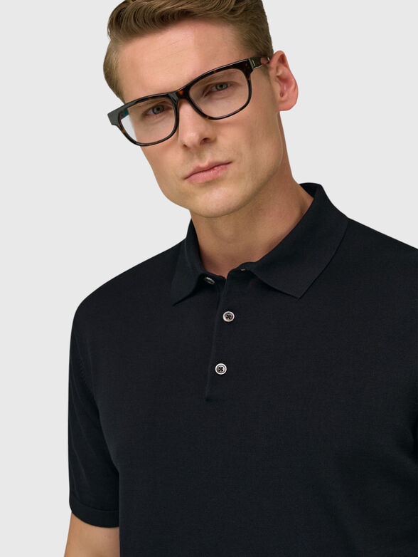 Black polo-shirt - 3