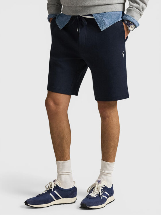 Къси панталони от памучен бленд - 1