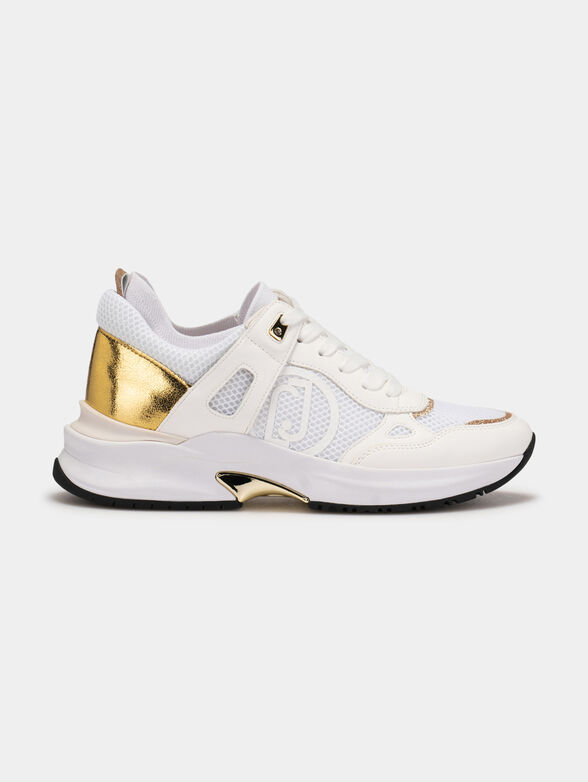 LILY 01 sneakers with golden accents - 1