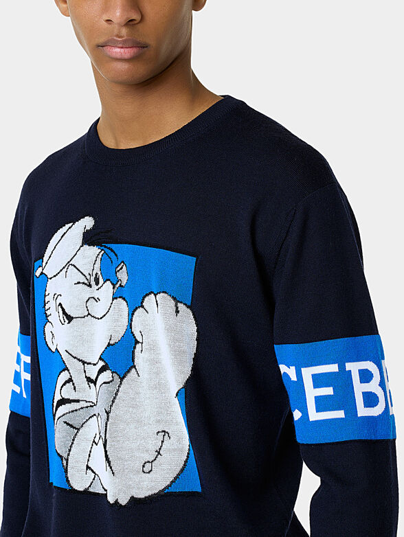 Popeye merino wool sweater - 4