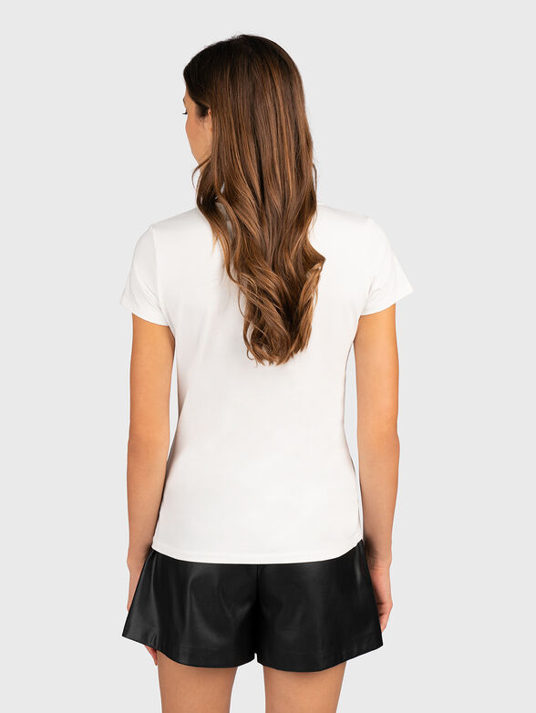T-shirt with contrasting print  - 3