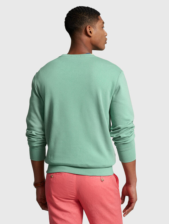 Green sweatshirt with Polo Bear accent - 3