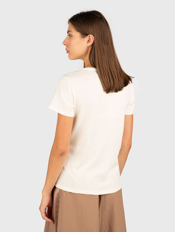 Cotton T-shirt with print - 3