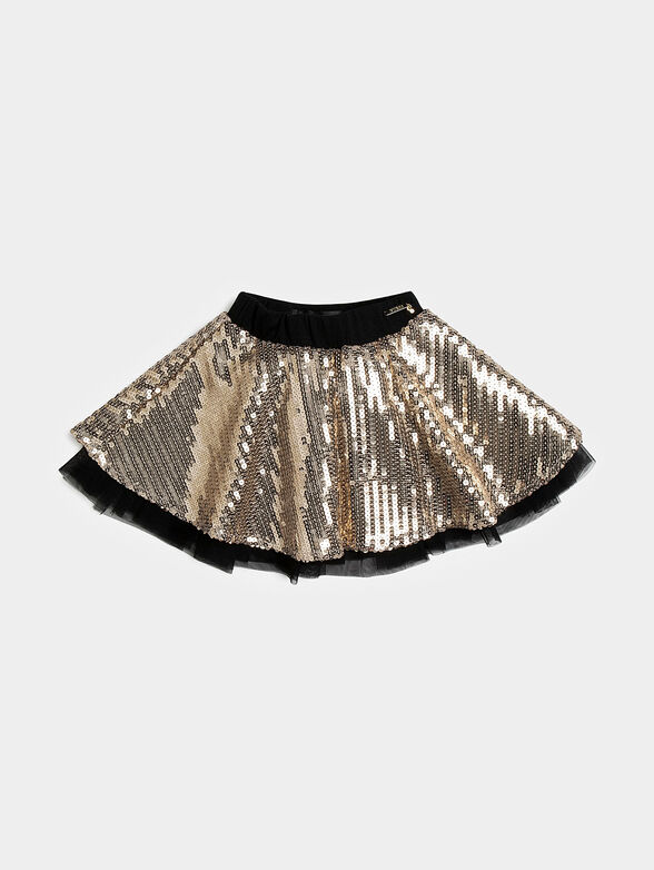 Mini skirt with sequins - 1