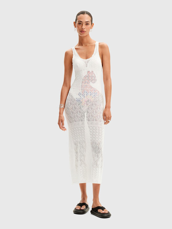 Openwork midi dress - 1