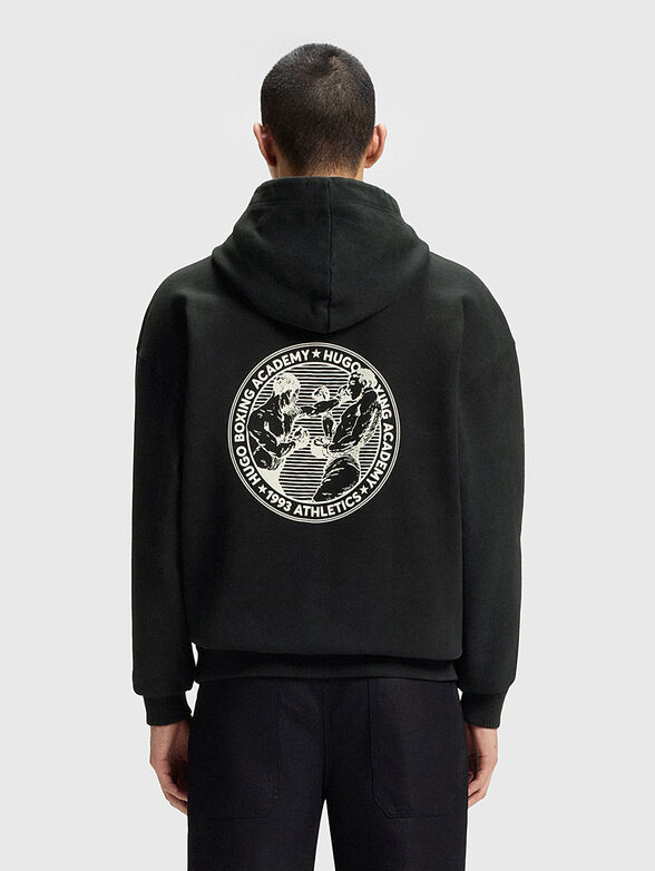 Cotton sweatshirt with hood - 2