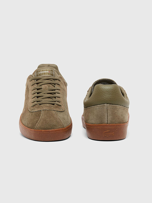Suede and leather sports shoes - 5