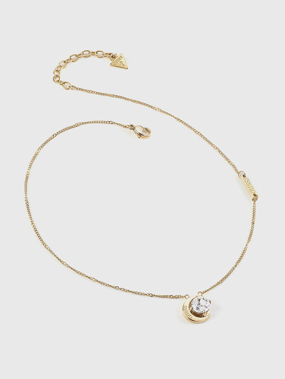 SOLITAIRE necklace with logo detail - 1