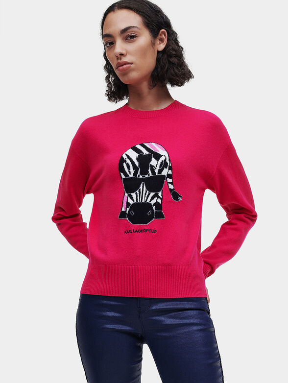 Ikonik Sweater with animal print - 1