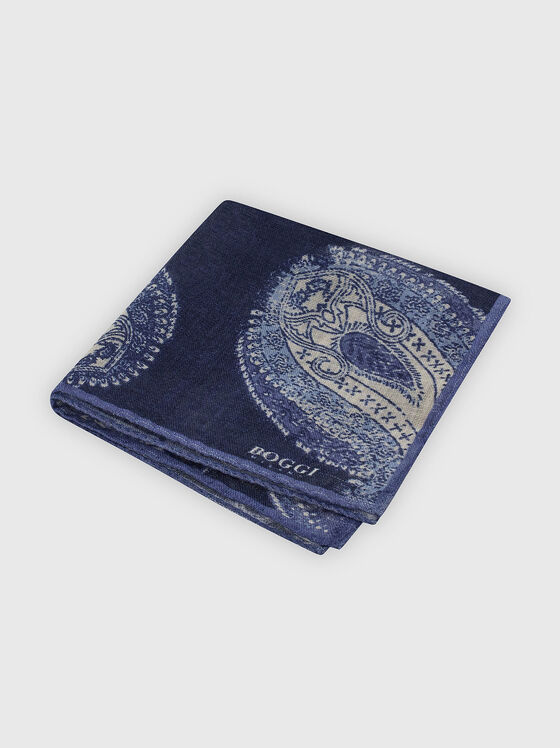 Paisley print pocket square - 1