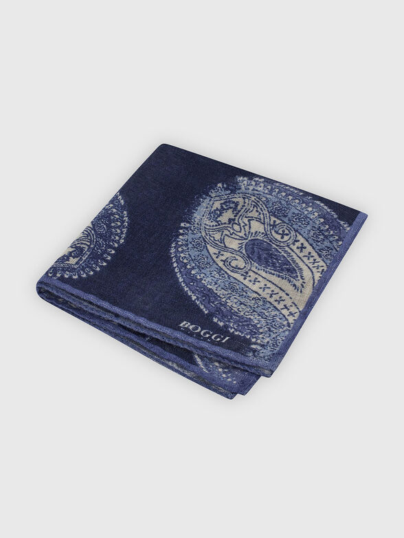 Paisley print pocket square - 1
