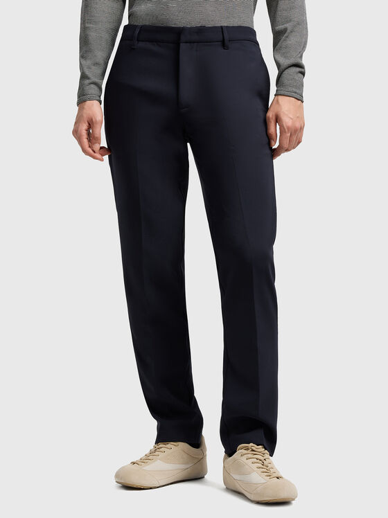Navy blue chino pants - 1
