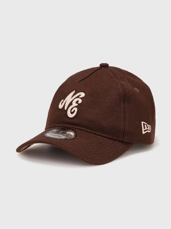 NEW ERA MELTON WOOL 9TWENTY brown unisex cap - 1