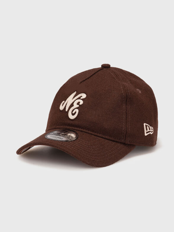 NEW ERA MELTON WOOL 9TWENTY brown unisex cap - 1