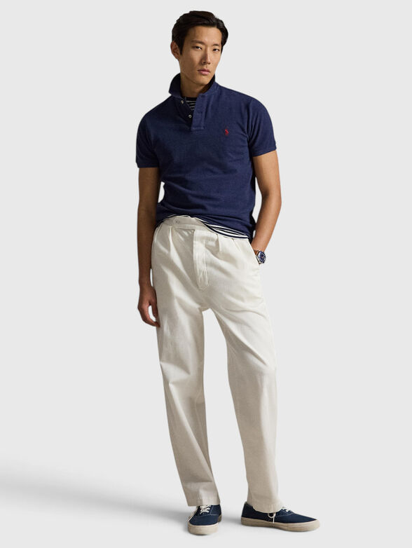 Short-sleeved cotton polo shirt - 2