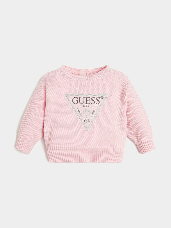 Sweater with buttons and logo detail - 1