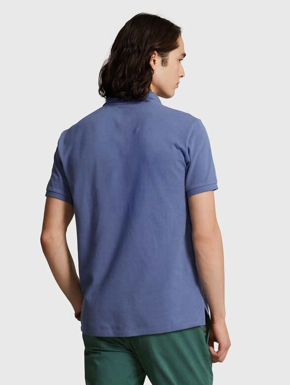 Polo-shirt with contrasting logo embroidery - 3