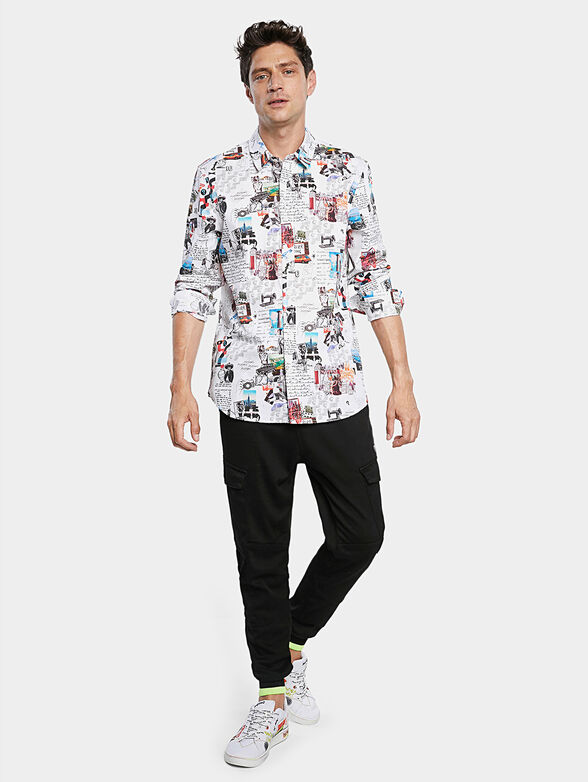 ABELARDO Shirt with art print  - 3